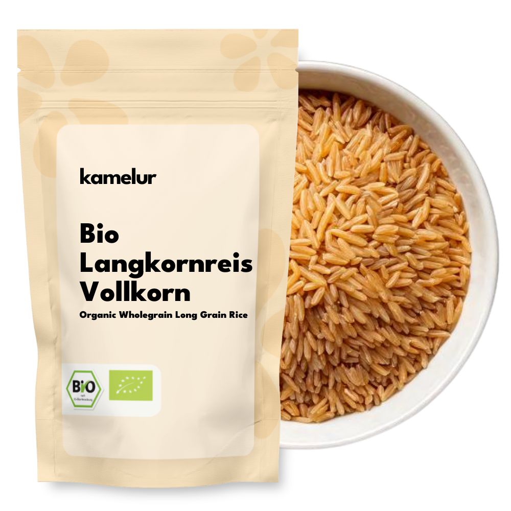 Riz long grain bio, complet