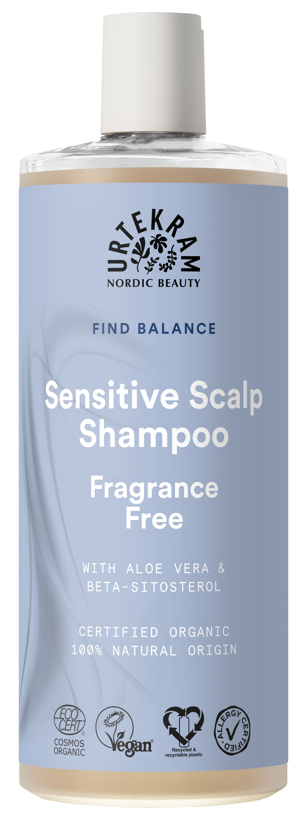 Urtekram Bio Fragrance Free Sensitive Scalp Shampoo Urtekram Bio Fragrance Free Sensitive Scalp Shampoo 500ml