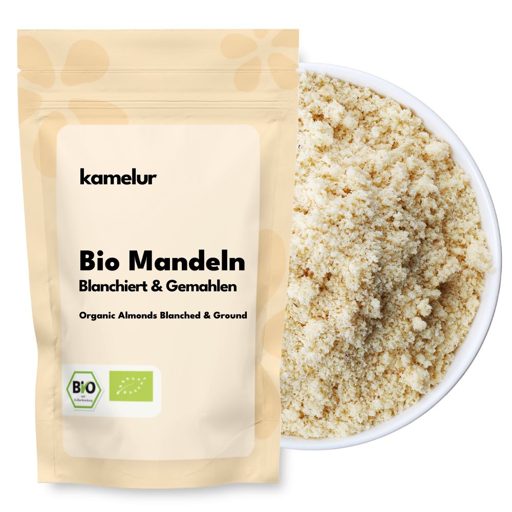 Bio Mandeln blanchiert & gemahlen