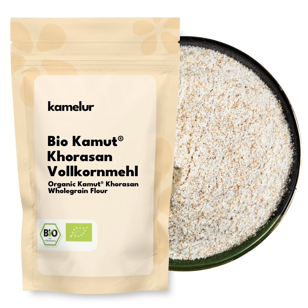 Vorlage Eigenmarke  Bio Kamut® Khorasan Vollkornmehl 1kg