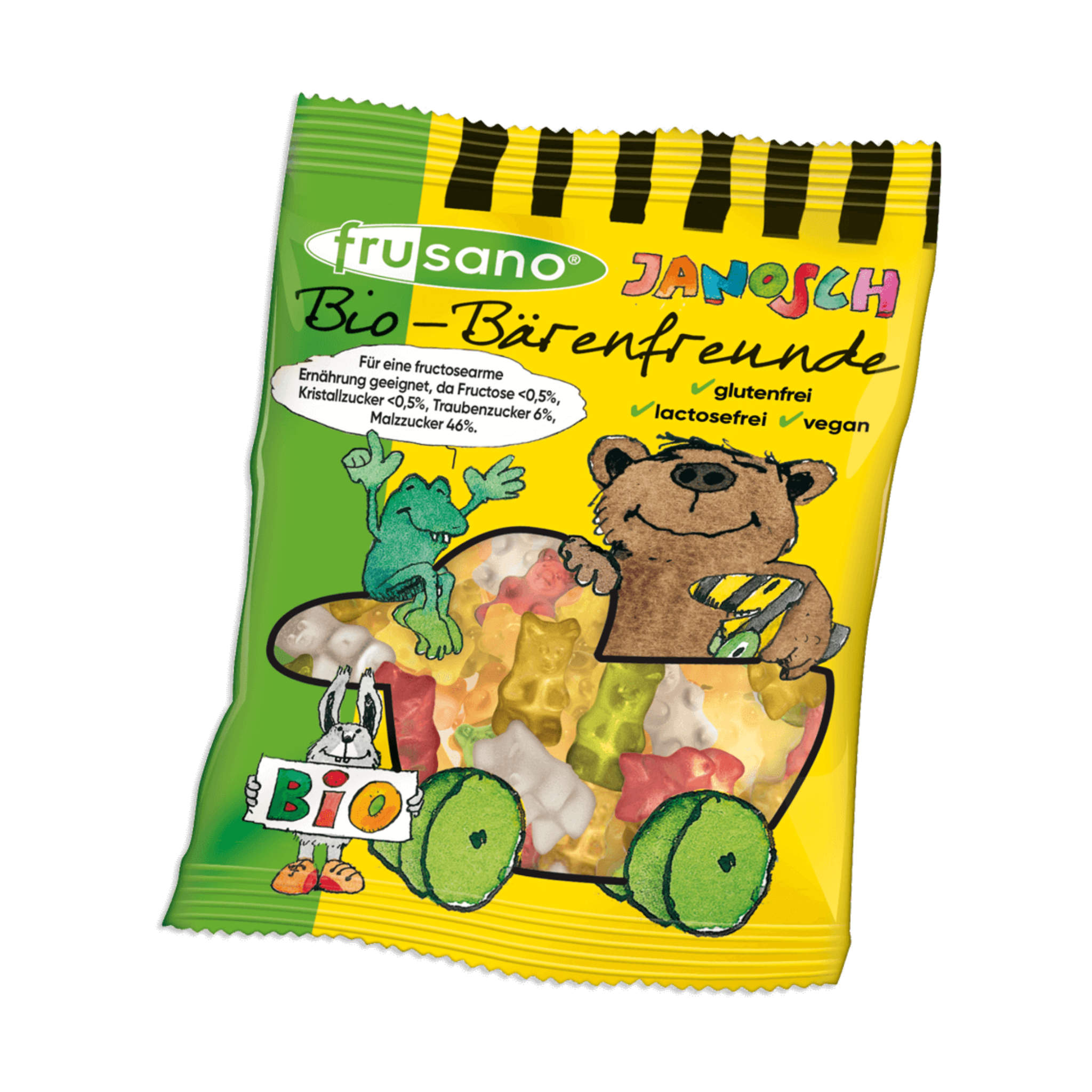 Frusano Bio Gummibären Janosch Bärenfreunde 50g