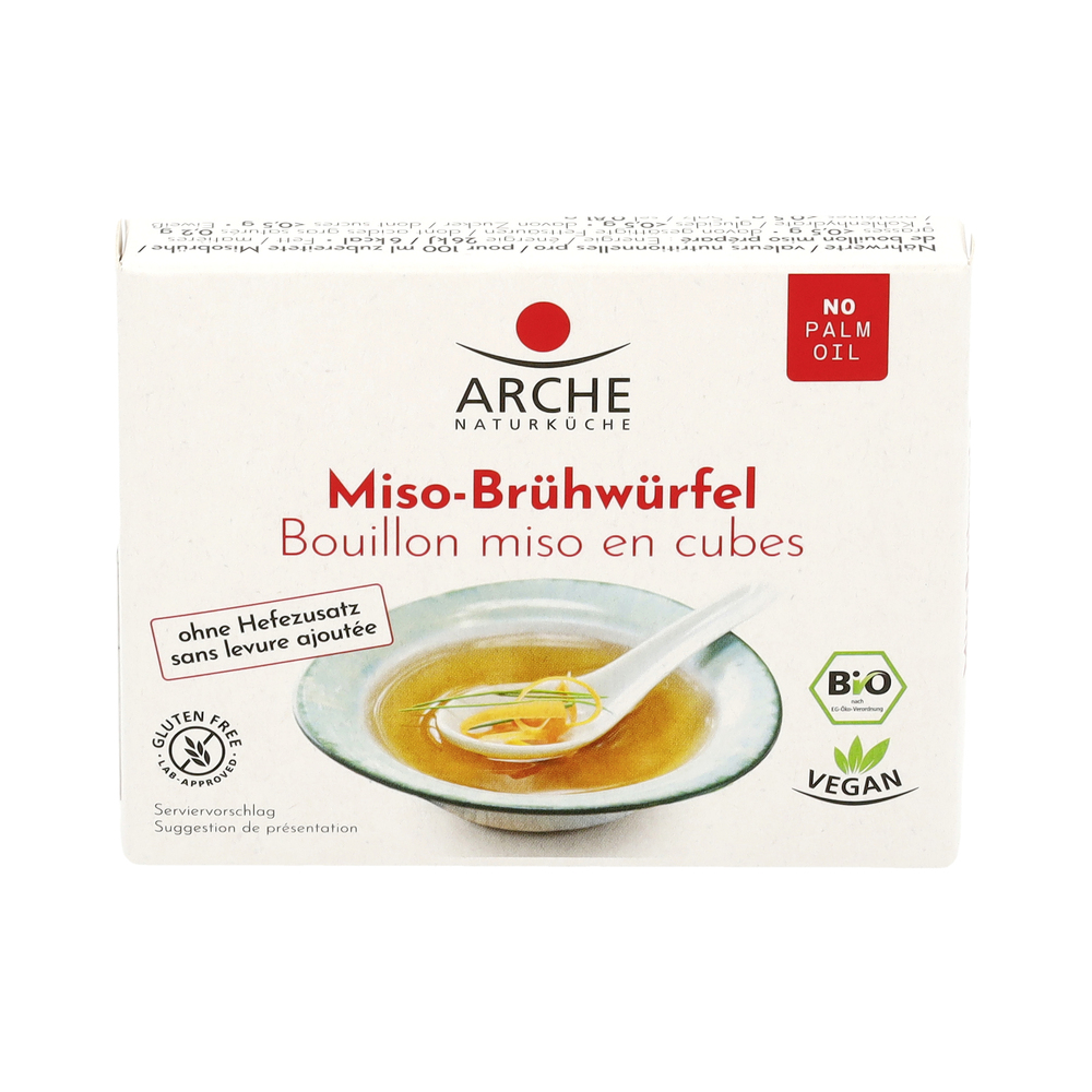 Arche Bio Miso-Brühwürfel Arche Bio Miso-Brühwürfel 60g
