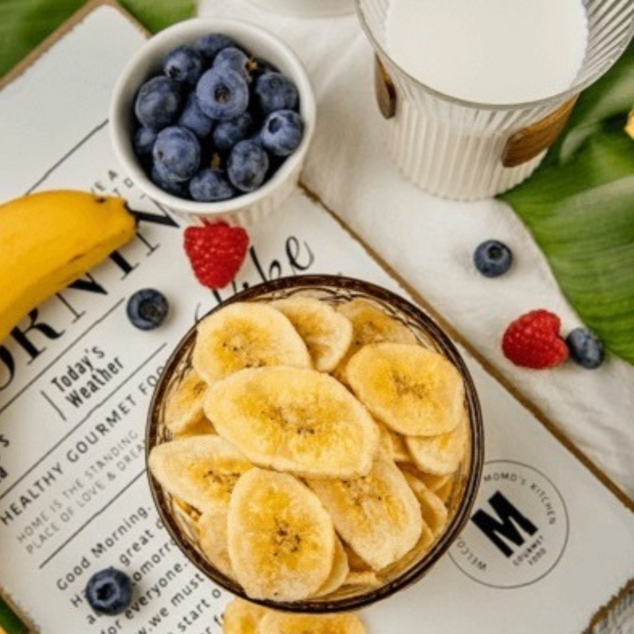 Tranches de bananes lyophilisées bio 500 g