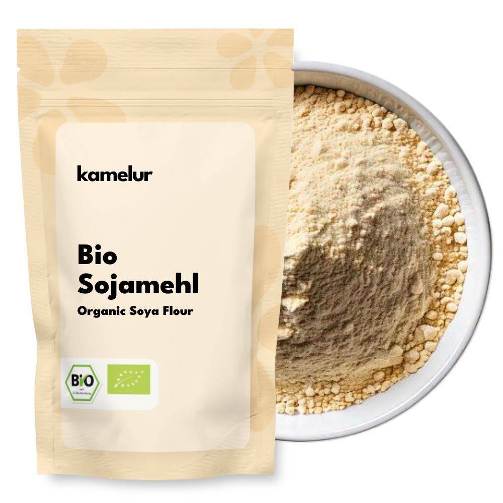 Bio Sojamehl 25kg Großpackung - Verbessert Backeigenschaften von Brot & Gebäck, Bio-Qualität