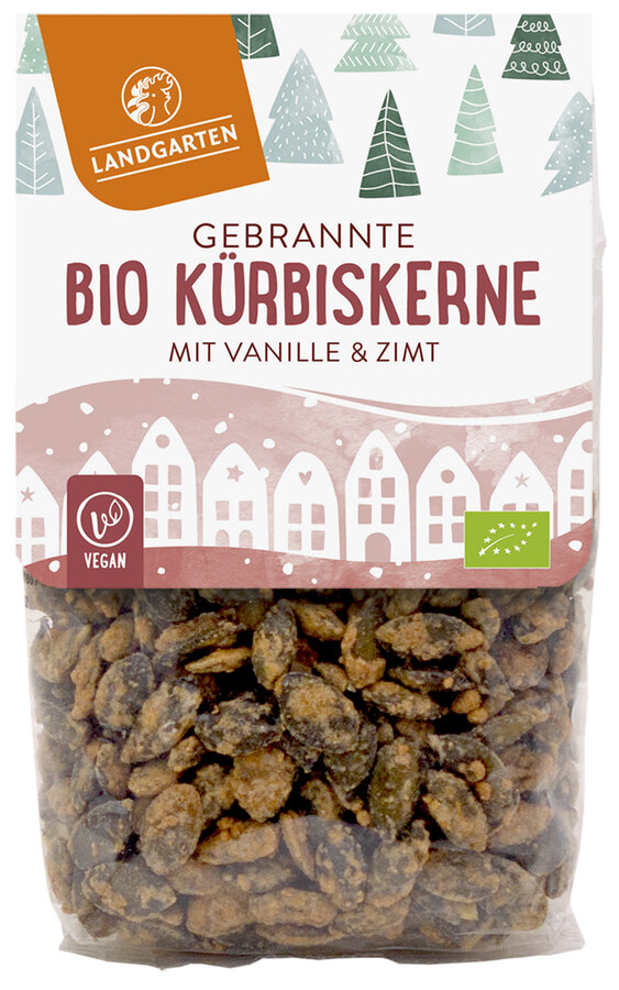 Landgarten Bio gebrannte Kürbiskerne 150g