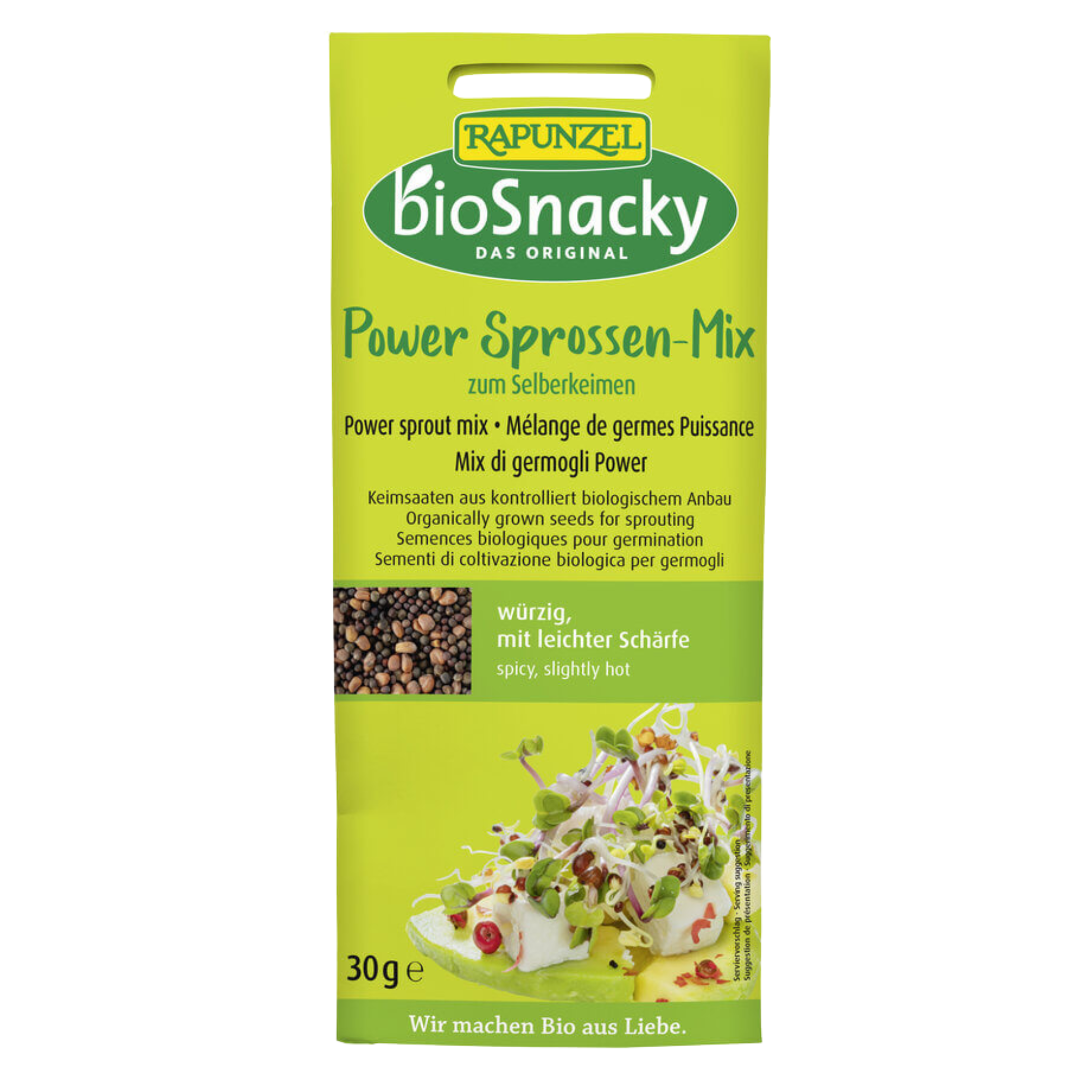 Mélange de germes puissants bioSnacky, 12 x 30 g