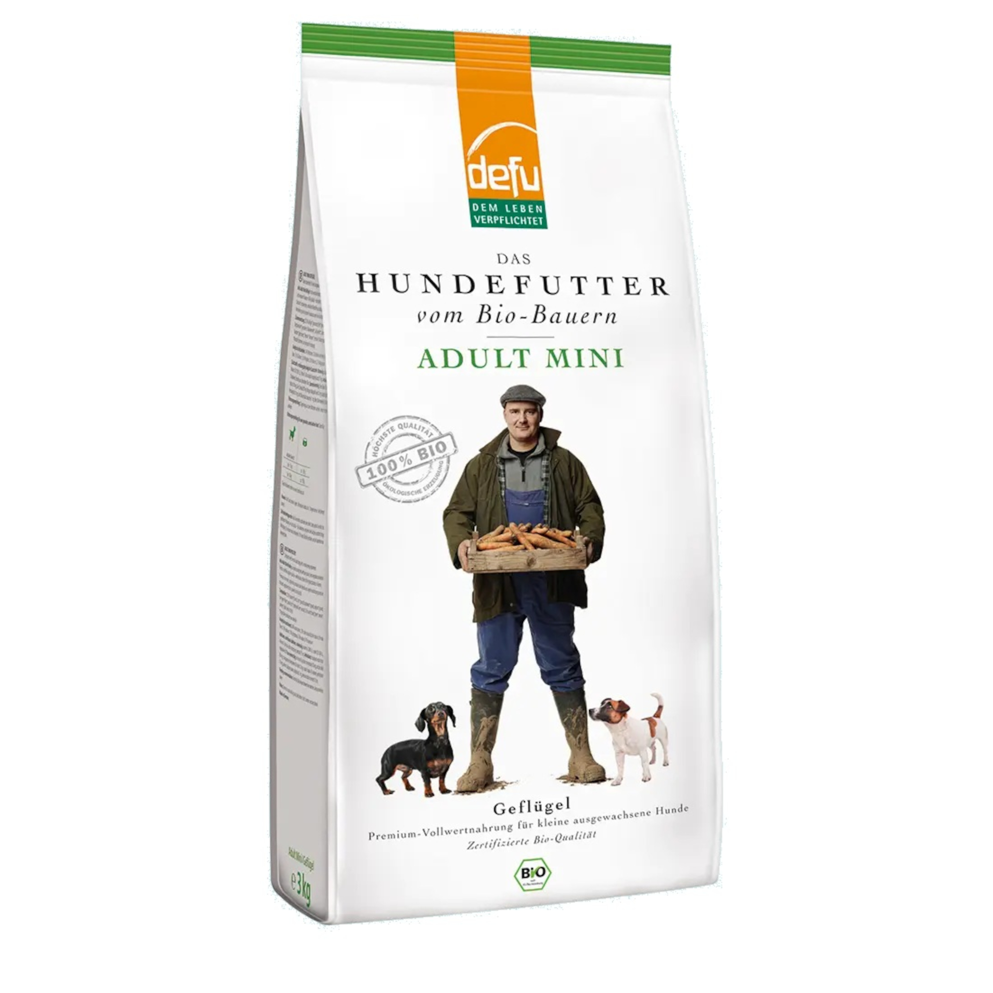 Defu Cibo Secco Bio per Cani Piccoli Pollame