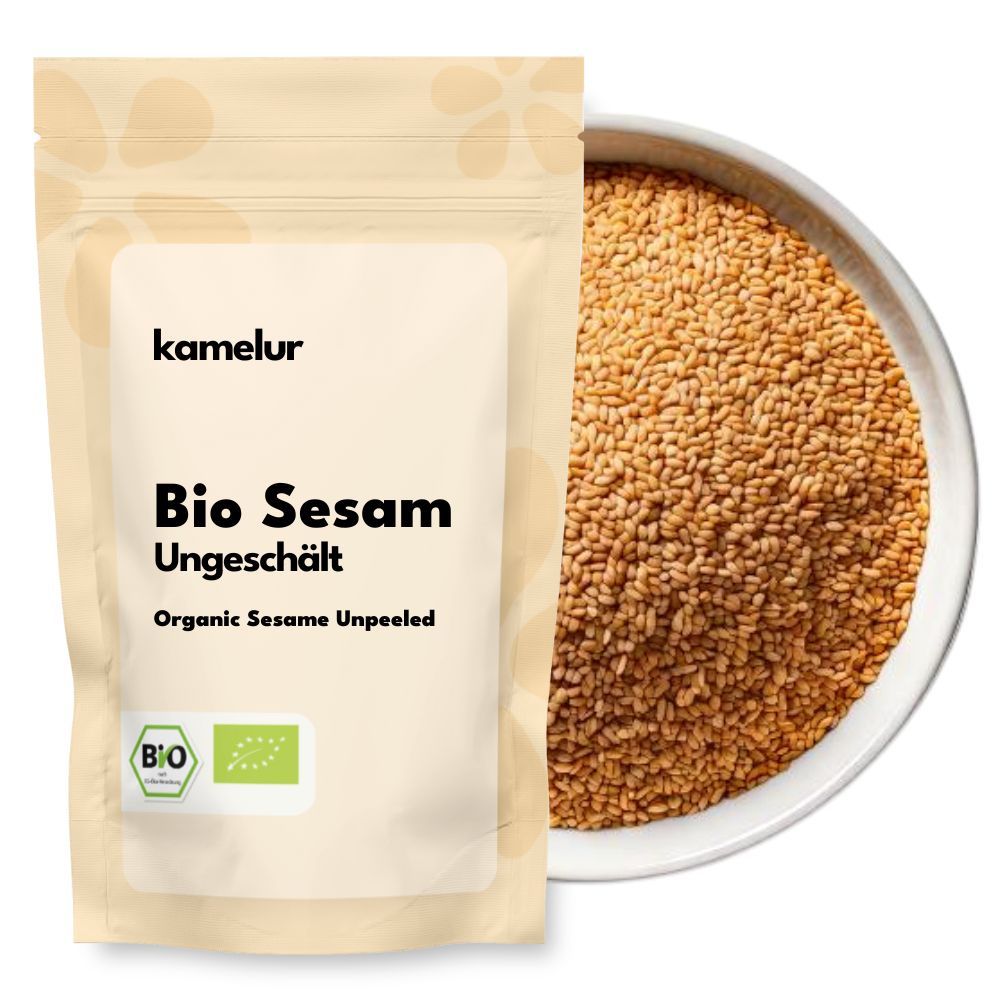 Bio Sesam ungeschält Sésame bio, non décortiqué
