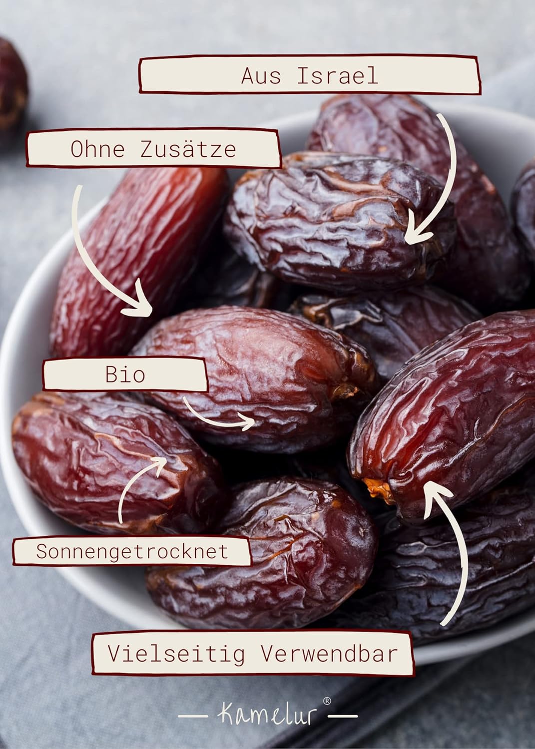 Dattes Medjool bio avec noyau 1 kg Dattes Medjool bio avec noyau 5 kg