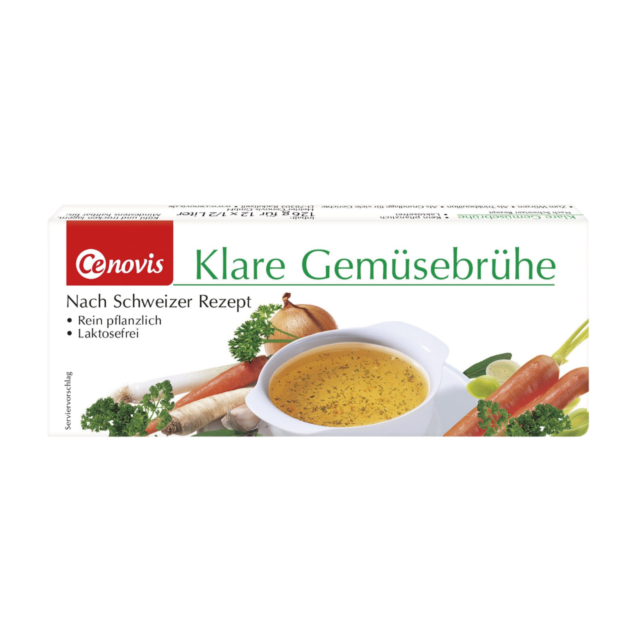 Bouillon de légumes clair Cenovis 8x126g