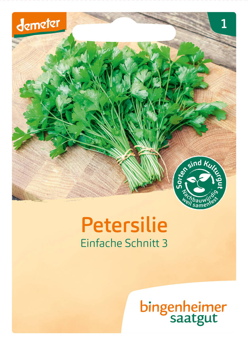 Bingenheimer Saatgut Glatte Petersilie Bingenheimer Saatgut Glatte Petersilie