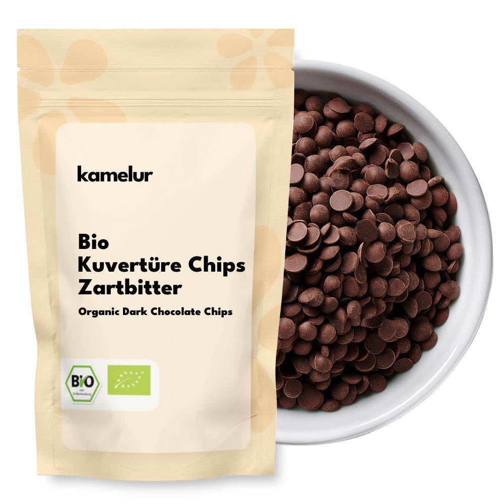 Bio Kuvertüre, Zartbitter Chips
