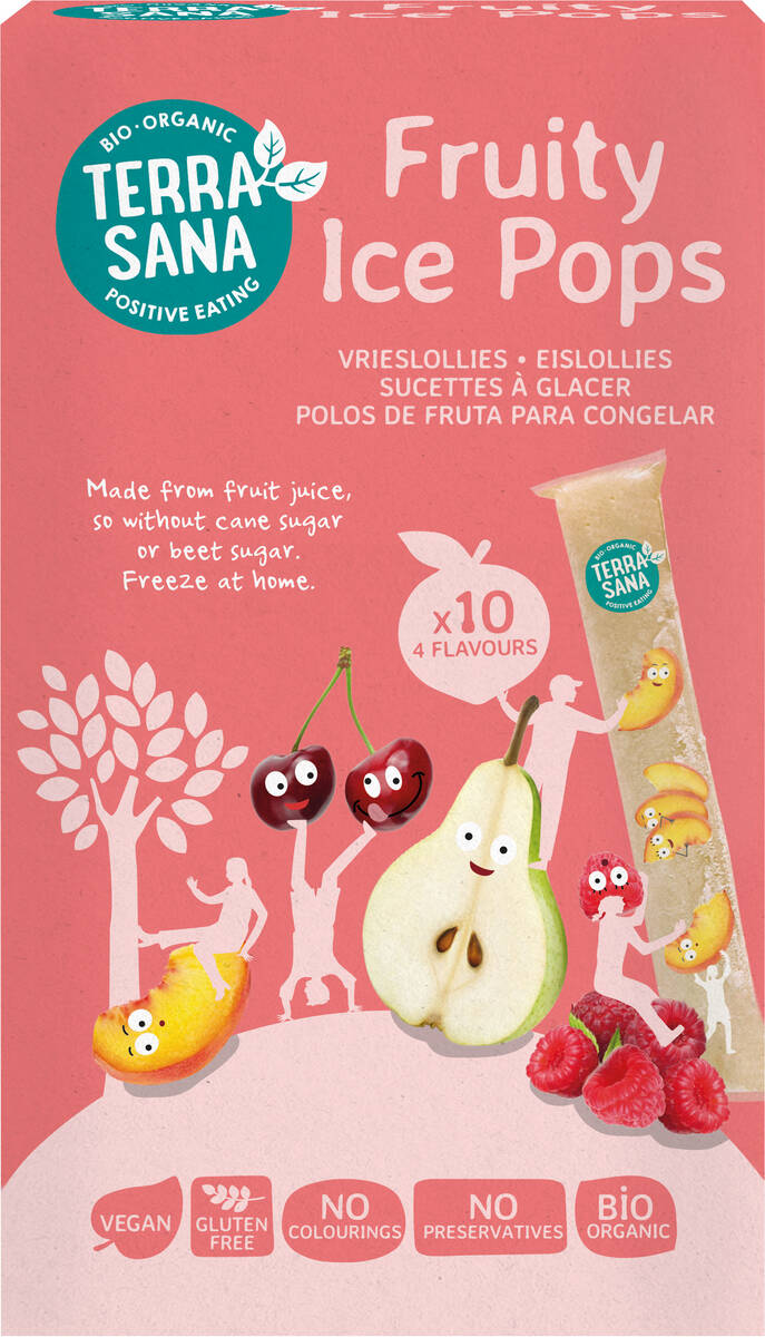 Bio Wassereis Eislollies Frucht Bio Wassereis Eislollies Frucht