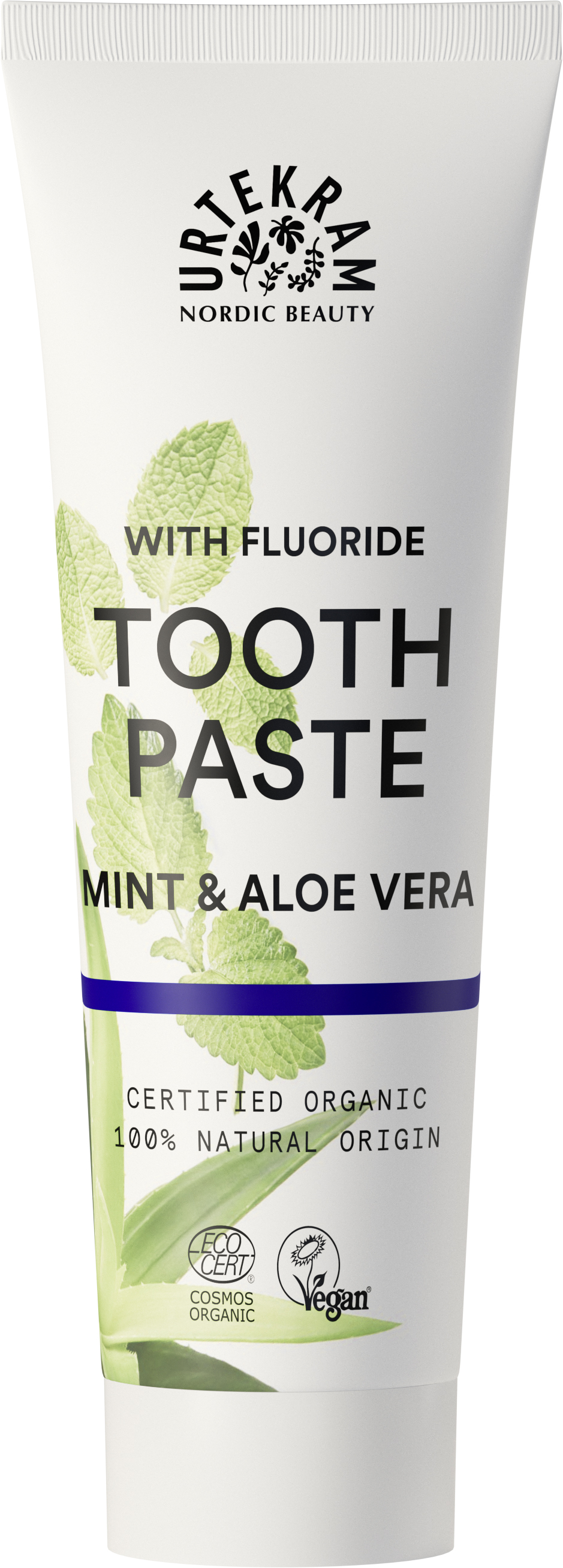 Urtekram Bio Toothpaste Mint & Aloe Vera with Fluoride Urtekram Bio Toothpaste Mint & Aloe Vera with Fluoride 75ml
