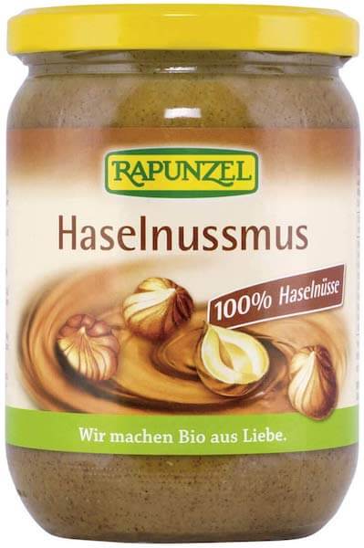 Purée de noisettes bio Rapunzel Haselnussmus 2x500g