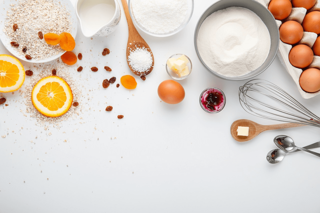 Ingrédients de boulangerie Ingredienti per la cottura