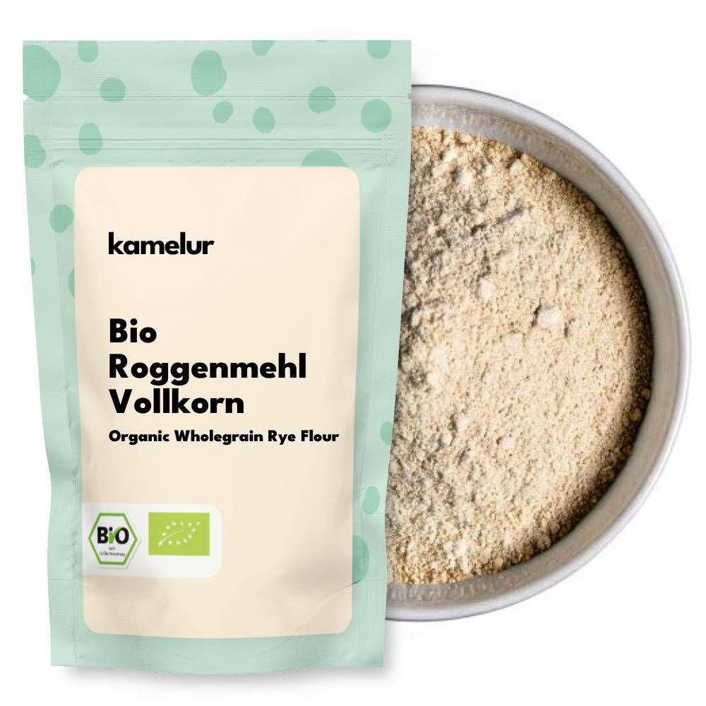 Farine de seigle bio, complète