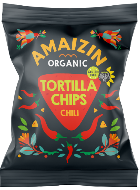 Amaizin Bio Tortilla Chips Chili Amaizin Bio Tortilla Chips Chili