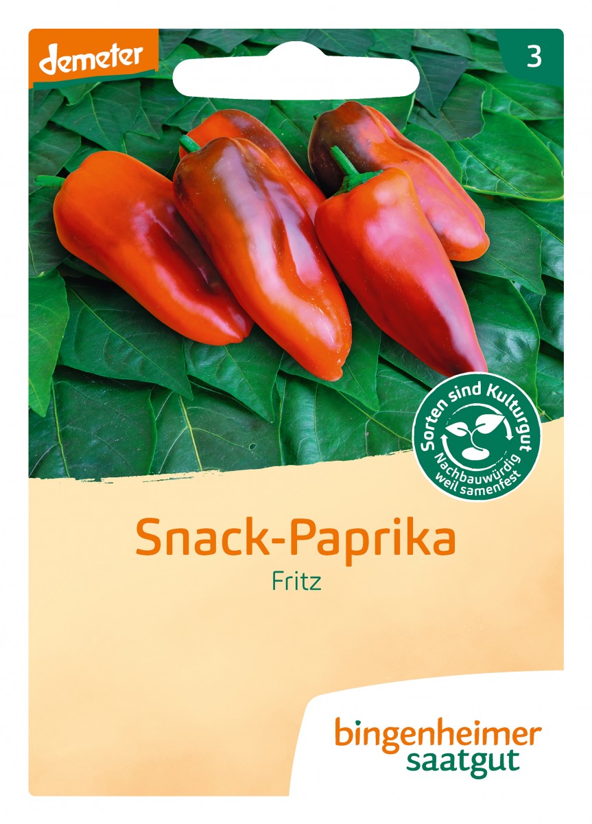 Bingenheimer Saatgut Snackpaprika Fritz