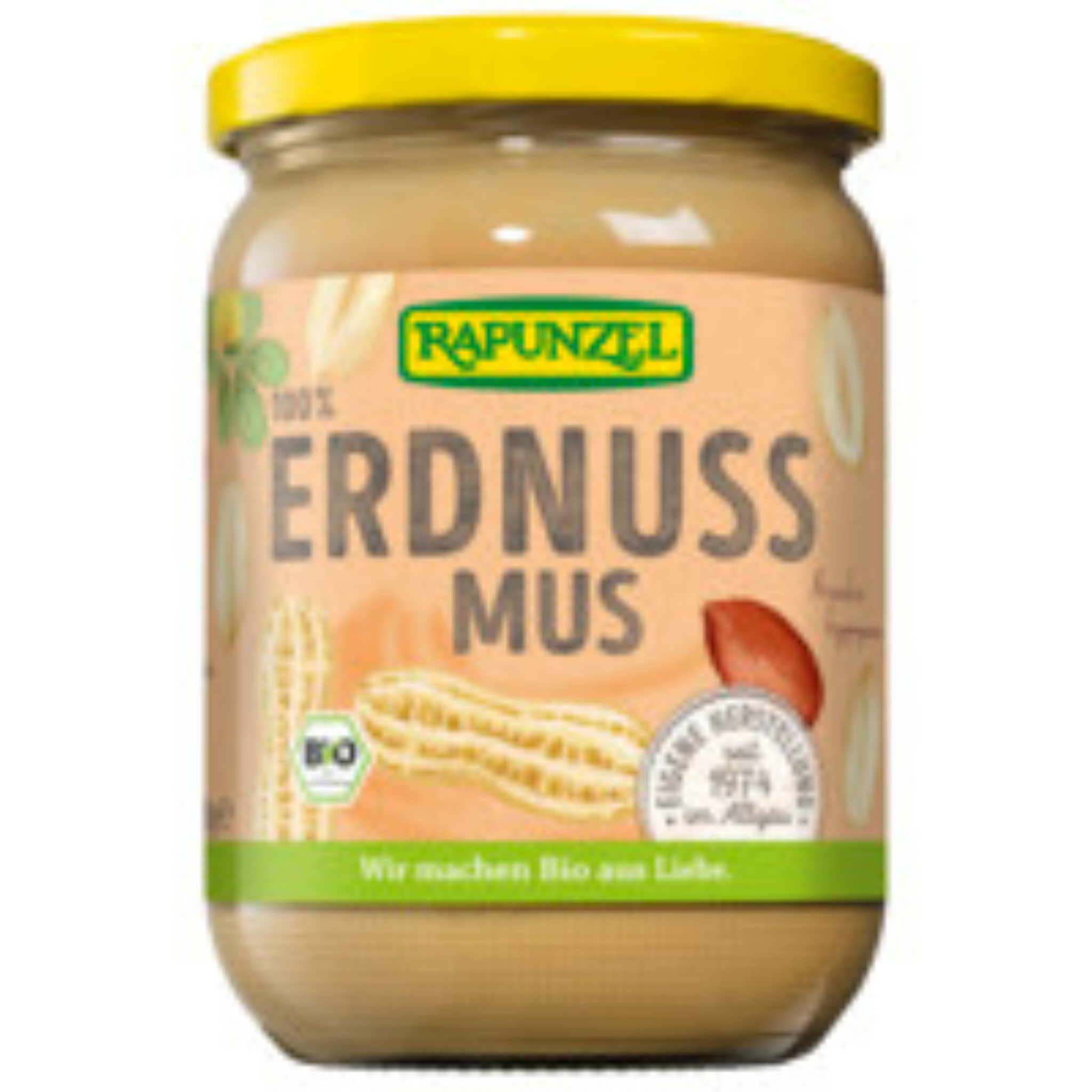 Beurre de cacahuète bio, fin, 6x500g