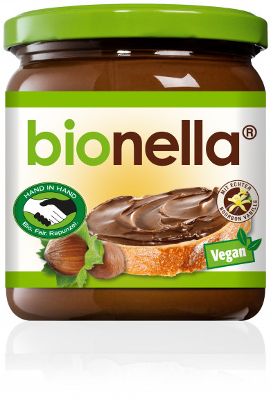Crème de nougat aux noix bio bionella vegan, 400g Crème de nougat aux noix bio bionella vegan, 400g