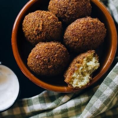 Falafel aus Bio Kichererbsenmehl - selbst gemacht