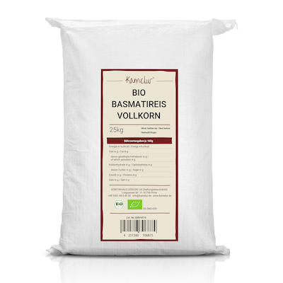Vollkorn Basmati Reis BIO in der Großpackung