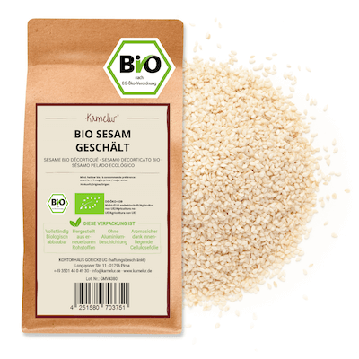 Bio Sesam, geschält in bester Qualität kaufen