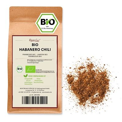 Bio Chilipulver Habanero von Kamelur
