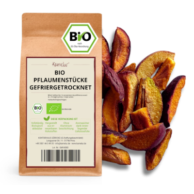 Bio Pflaumenstücke