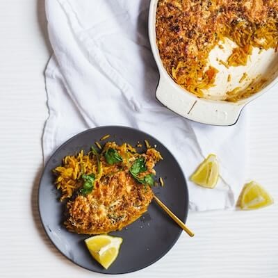 Auflauf mit Basmati Reis