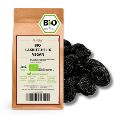 Bio Lakritz-Helix vegan bei Kamelur kaufen