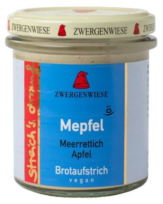 Veganer Bio Brotaufstrich Meerrettich, Apfel